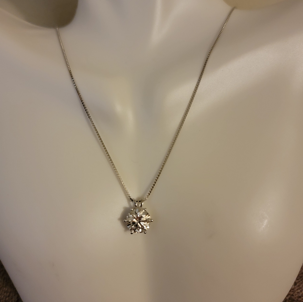 New 3 Ct Moissanite Diamond Necklace